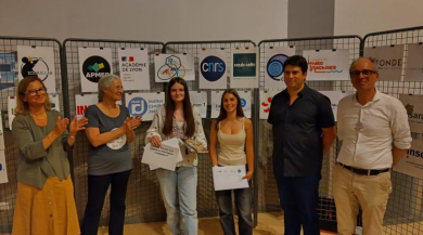 Remise du prix lors de la finale